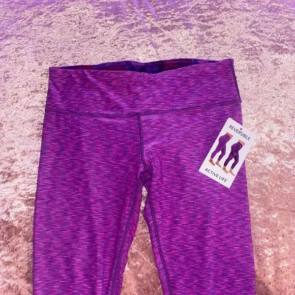 Active Life Purple Leggings - Picture 3 of 8